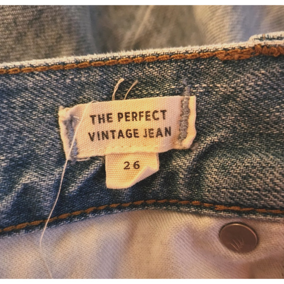 Madewell The Perfect Vintage Straight Leg Jean Size 26 - Picture 6 of 8